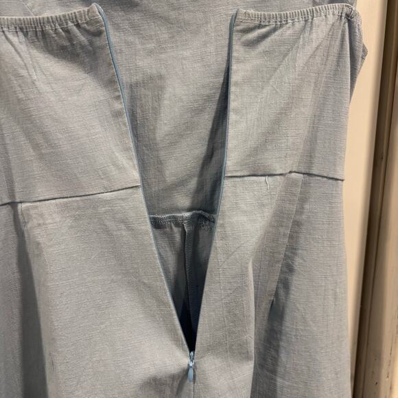 Princess Polly Cottage Hill mini dress, light blue mini skort romper, Size 8 - Picture 9 of 10